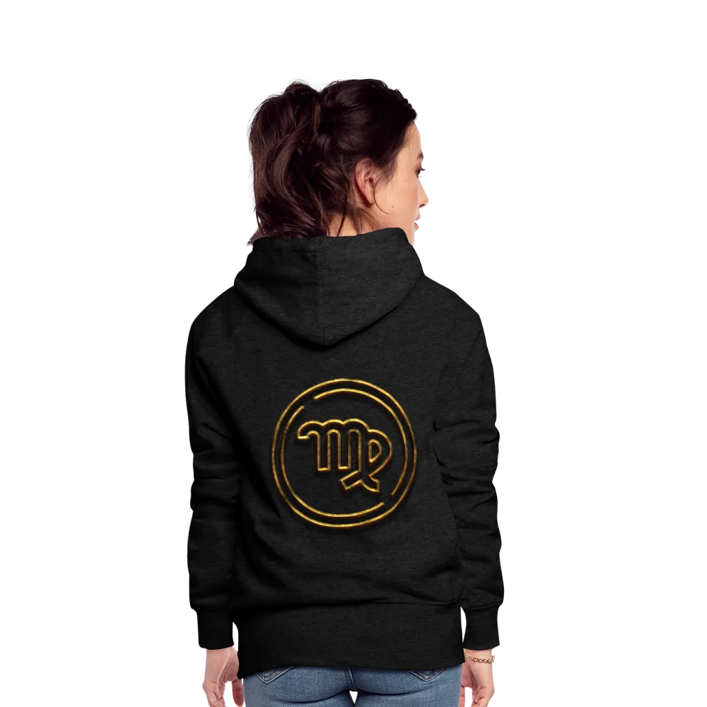 Virgo 3D Gold Women’s Premium Hoodie