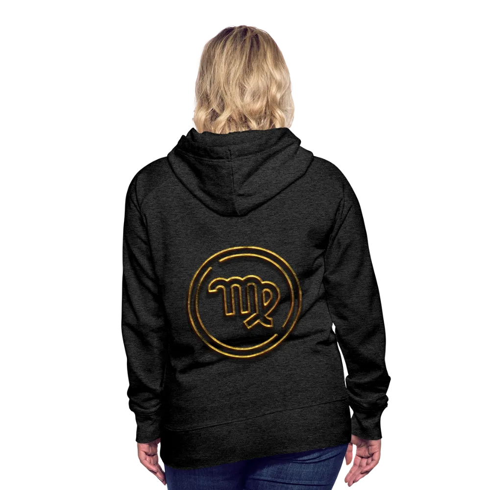 Virgo 3D Gold Women’s Premium Hoodie