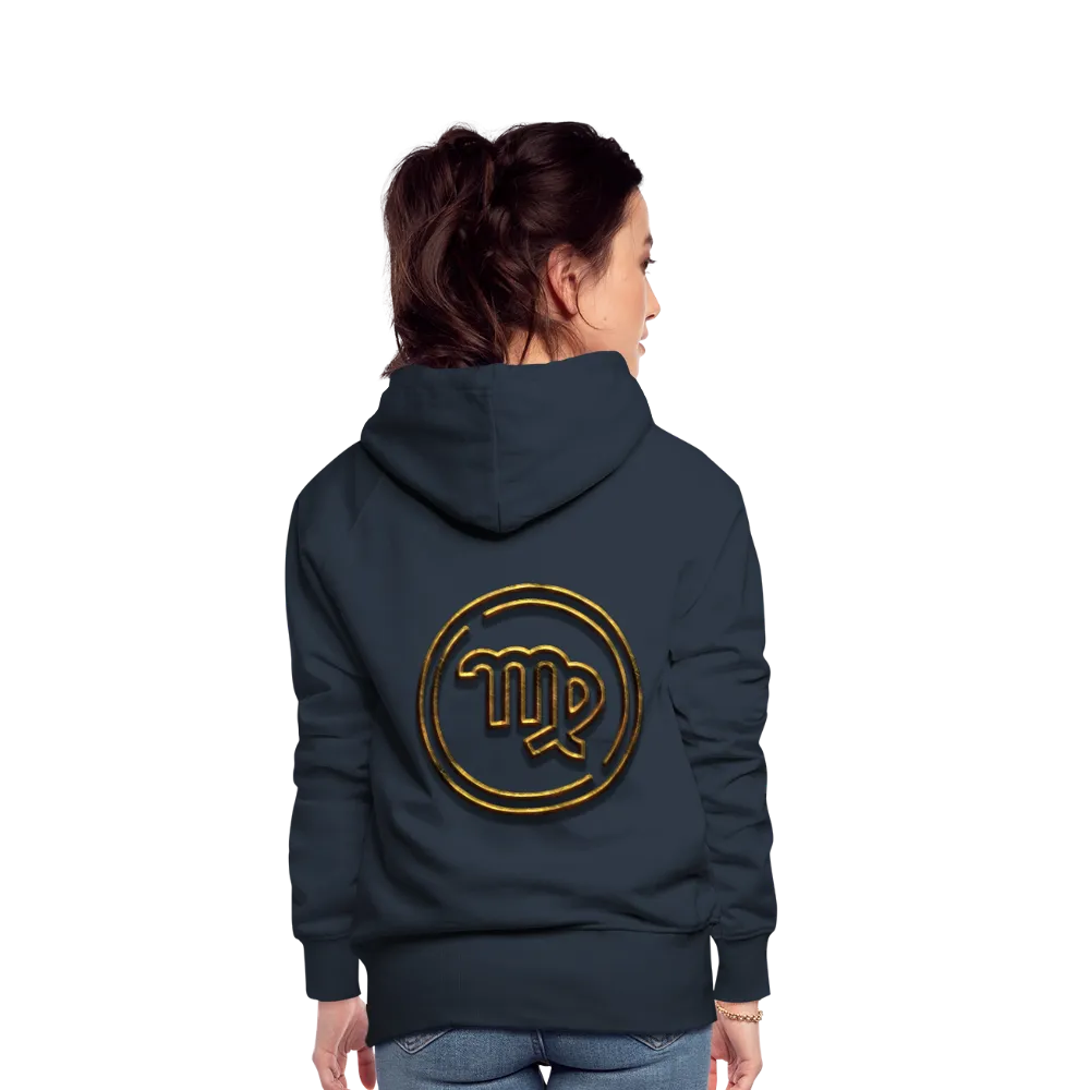 Virgo 3D Gold Women’s Premium Hoodie