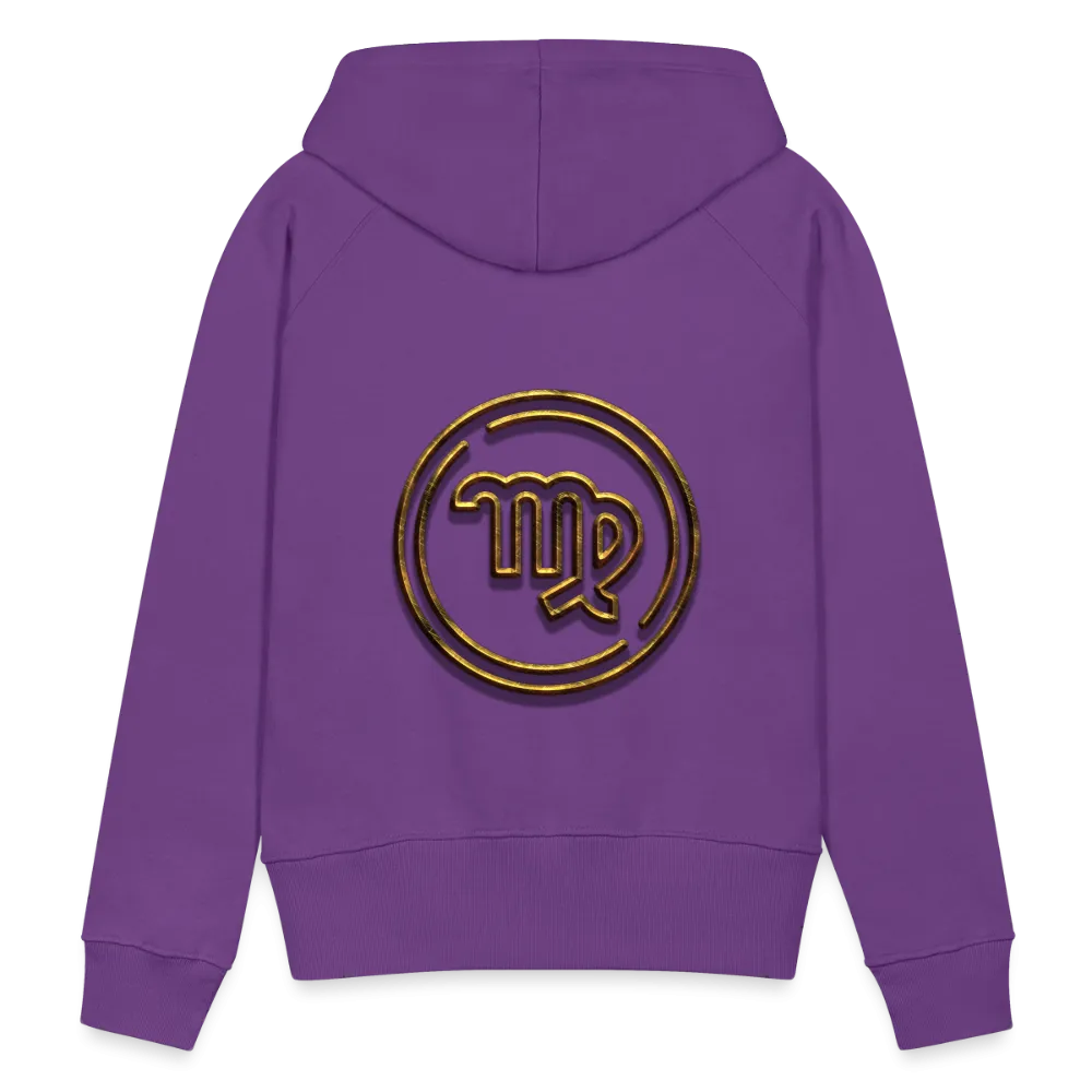 Virgo 3D Gold Women’s Premium Hoodie