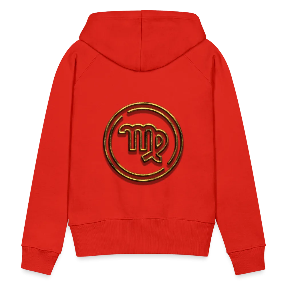 Virgo 3D Gold Women’s Premium Hoodie