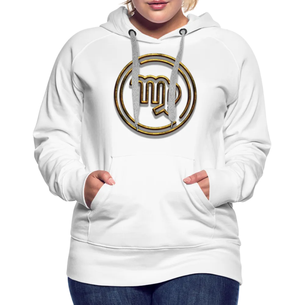 Virgo 3D Gold Women’s Premium Hoodie