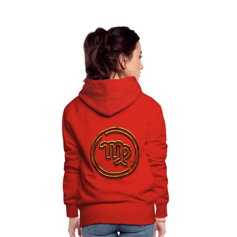 Virgo 3D Gold Women’s Premium Hoodie