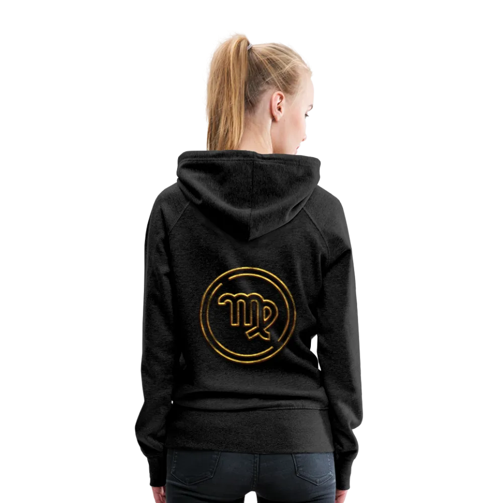 Virgo 3D Gold Women’s Premium Hoodie