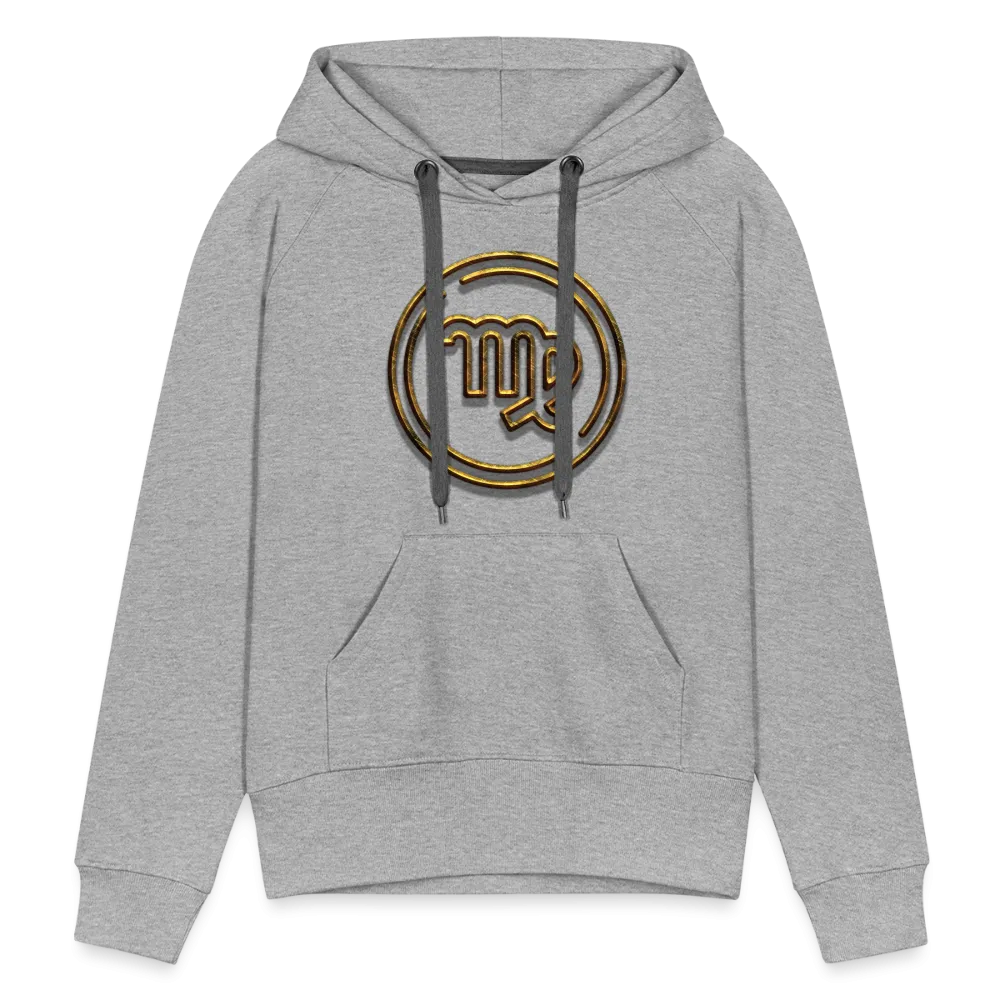 Virgo 3D Gold Women’s Premium Hoodie