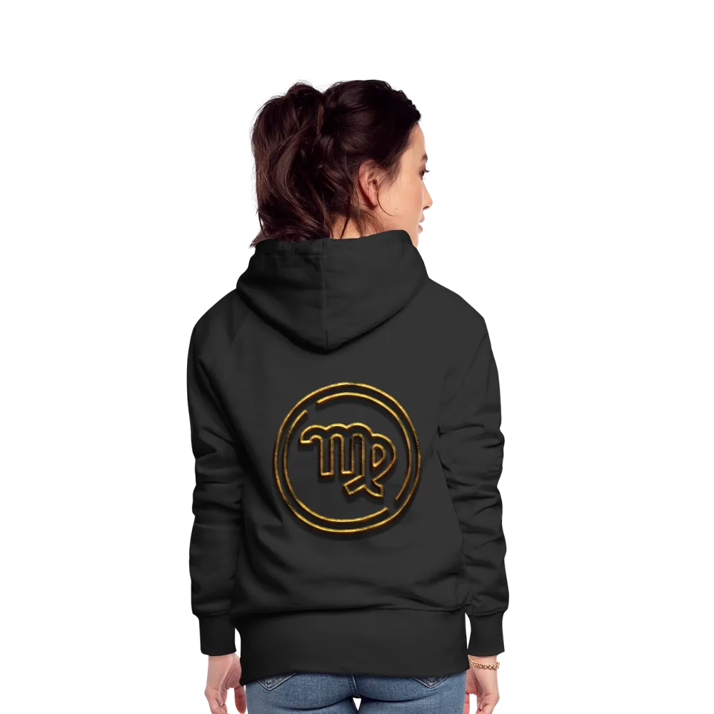 Virgo 3D Gold Women’s Premium Hoodie