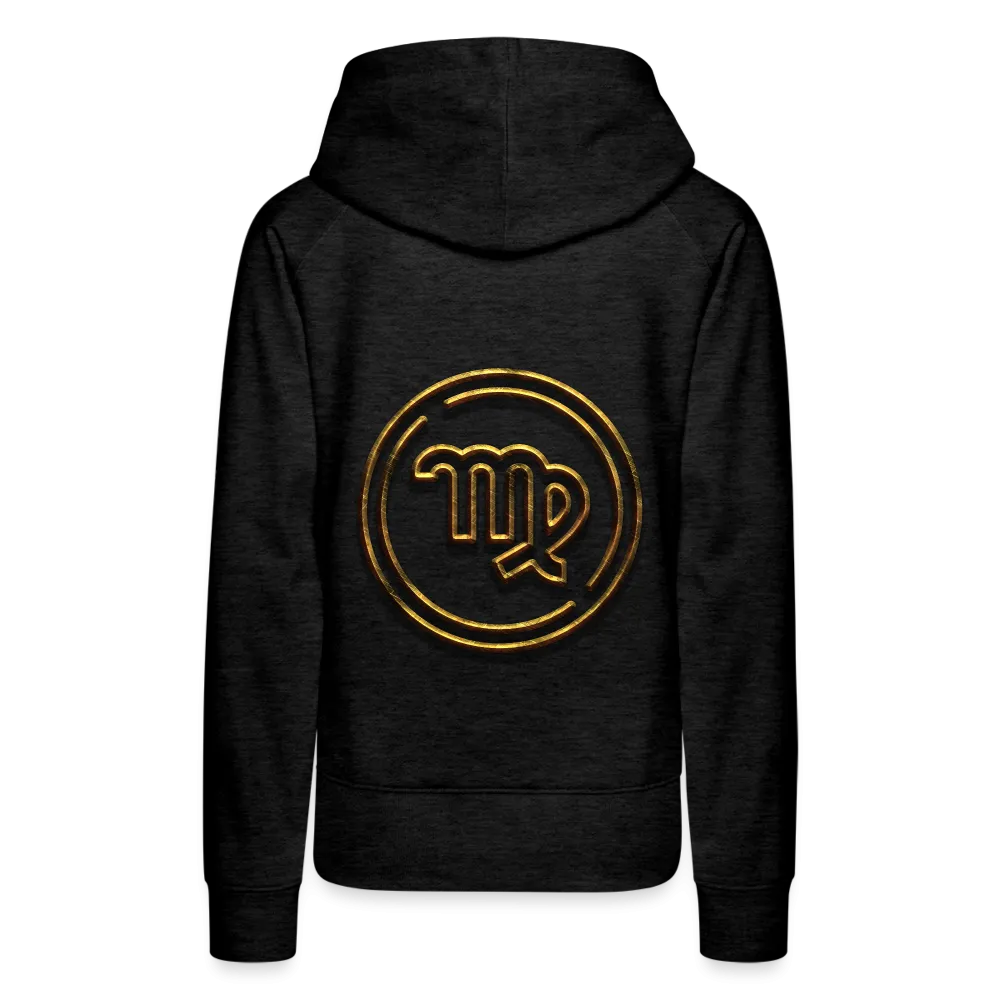 Virgo 3D Gold Women’s Premium Hoodie