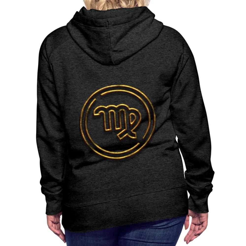 Virgo 3D Gold Women’s Premium Hoodie