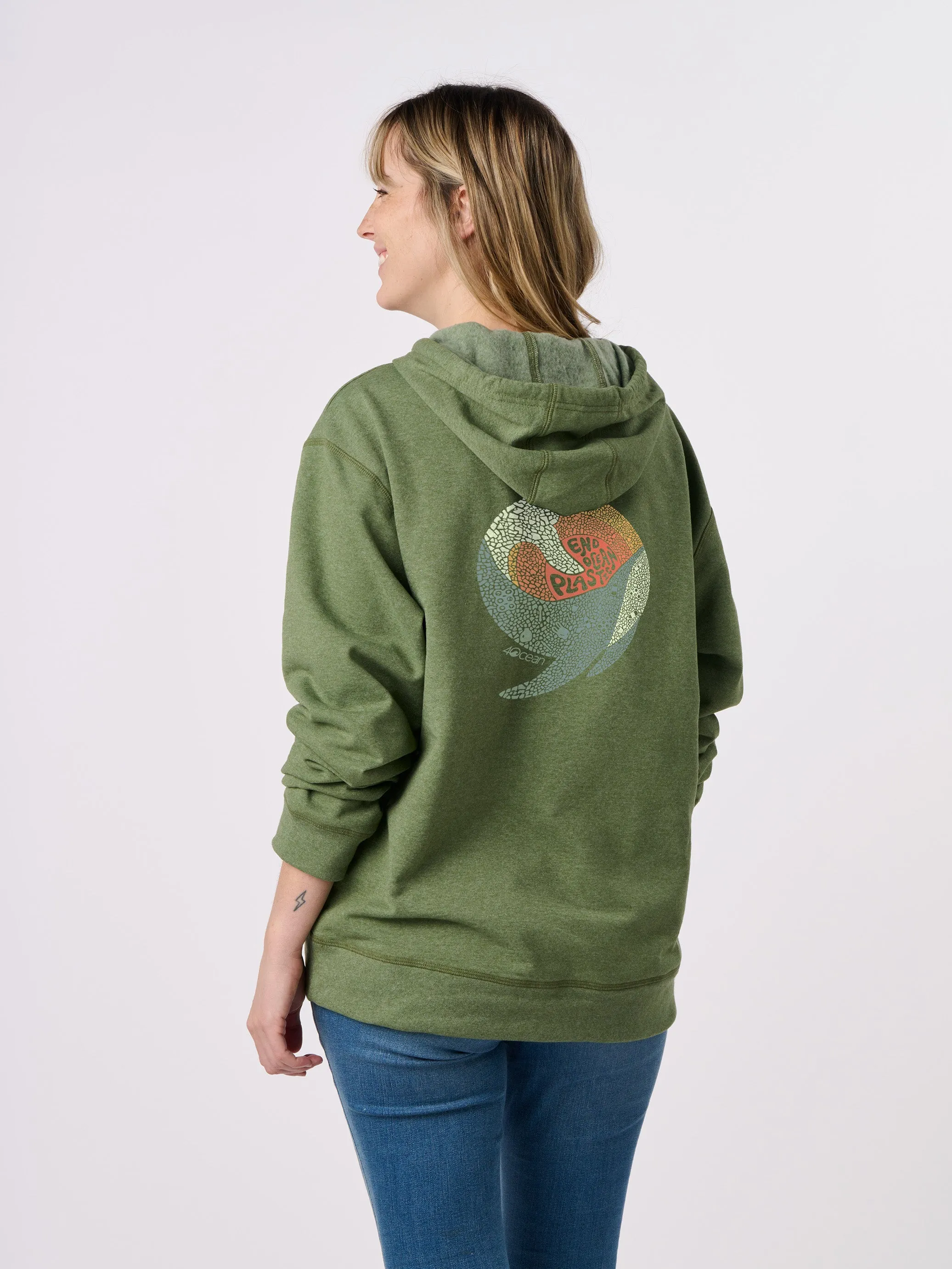 Whale Microplastic Unisex Pullover Hoodie