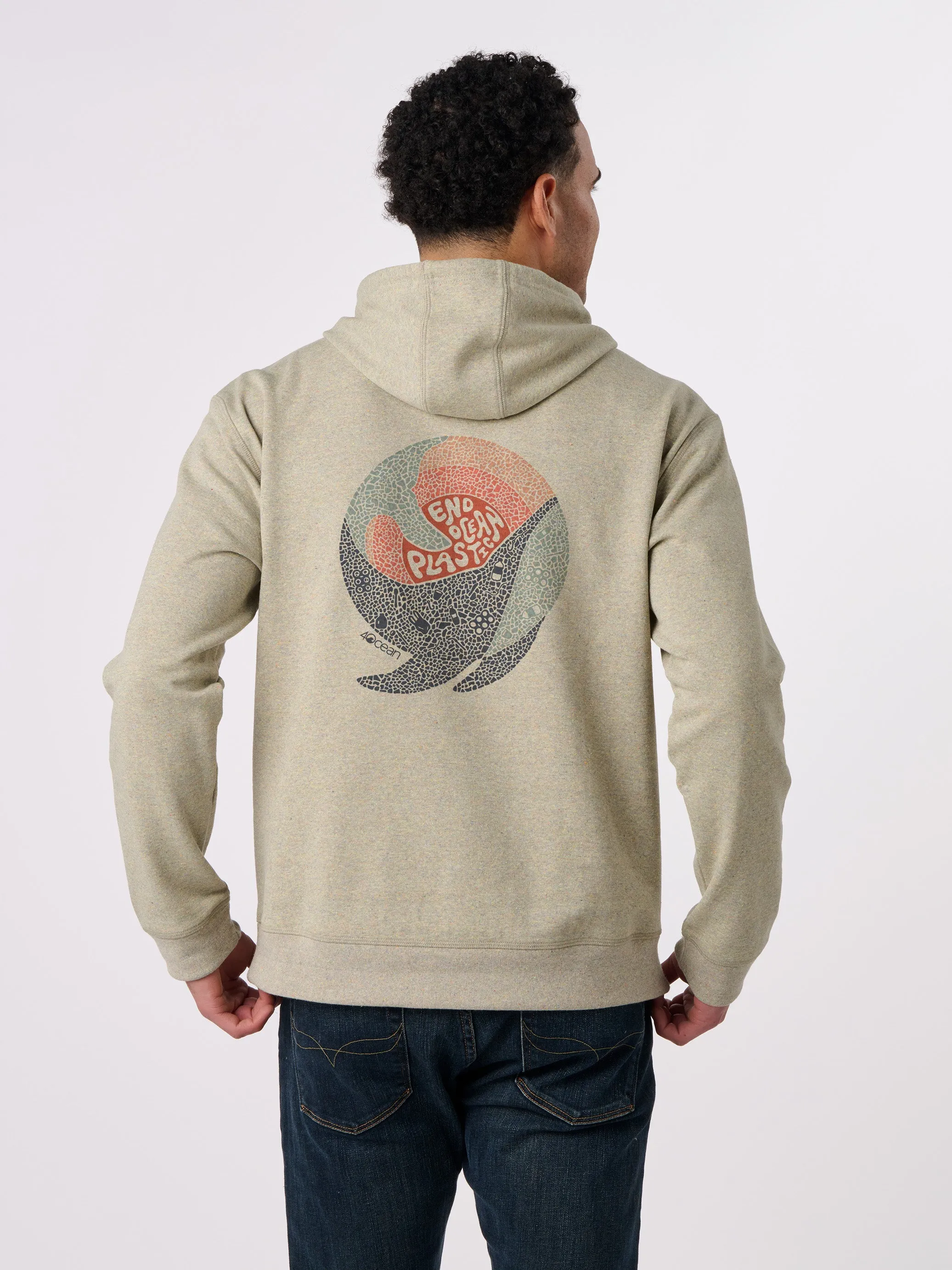 Whale Microplastic Unisex Pullover Hoodie