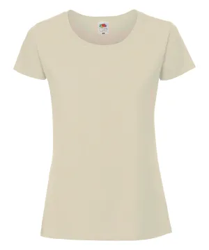 Womens Iconic 195 ringspun premium t-shirt | Desert Sand