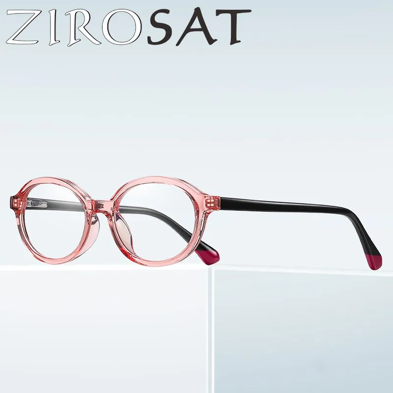 Zirosat Children's Unisex Full Rim Round Square Tr 90   Cp Eyeglasses 20205